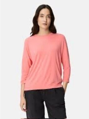 FDJ Women's Coral 3/4 Sleeve Tee
